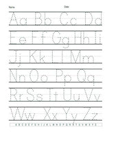 Trace Letters: Alphabet Handwriting Practice workbook for kids: Preschool writing Workbook with Sight words for Pre K, Kindergarten and Kids Ages 3-5. ABC print handwriting book