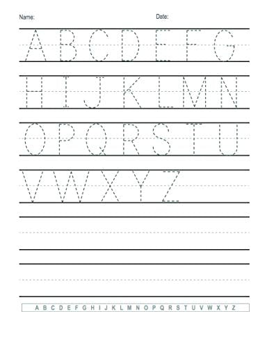 ABC Print Handwriting Practice Book for kids: Preschool writing Workbook  for Pre K, Kindergarten and Kids Ages 3-5 (Large Print / Paperback)