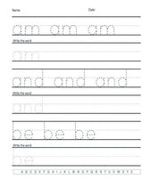 Trace Letters: Alphabet Handwriting Practice workbook for kids: Preschool writing Workbook with Sight words for Pre K, Kindergarten and Kids Ages 3-5. ABC print handwriting book