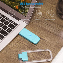 DEWENWILS USB Rechargeable Book Light for Reading in Bed, Warm White, Brightness Adjustable, LED Clip on Book Reading Lights, Perfect for Bookworms